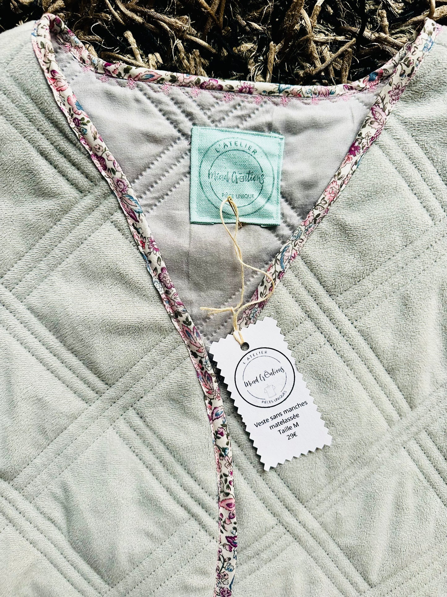 Veste sans manches matelassée The Rock & The flowers