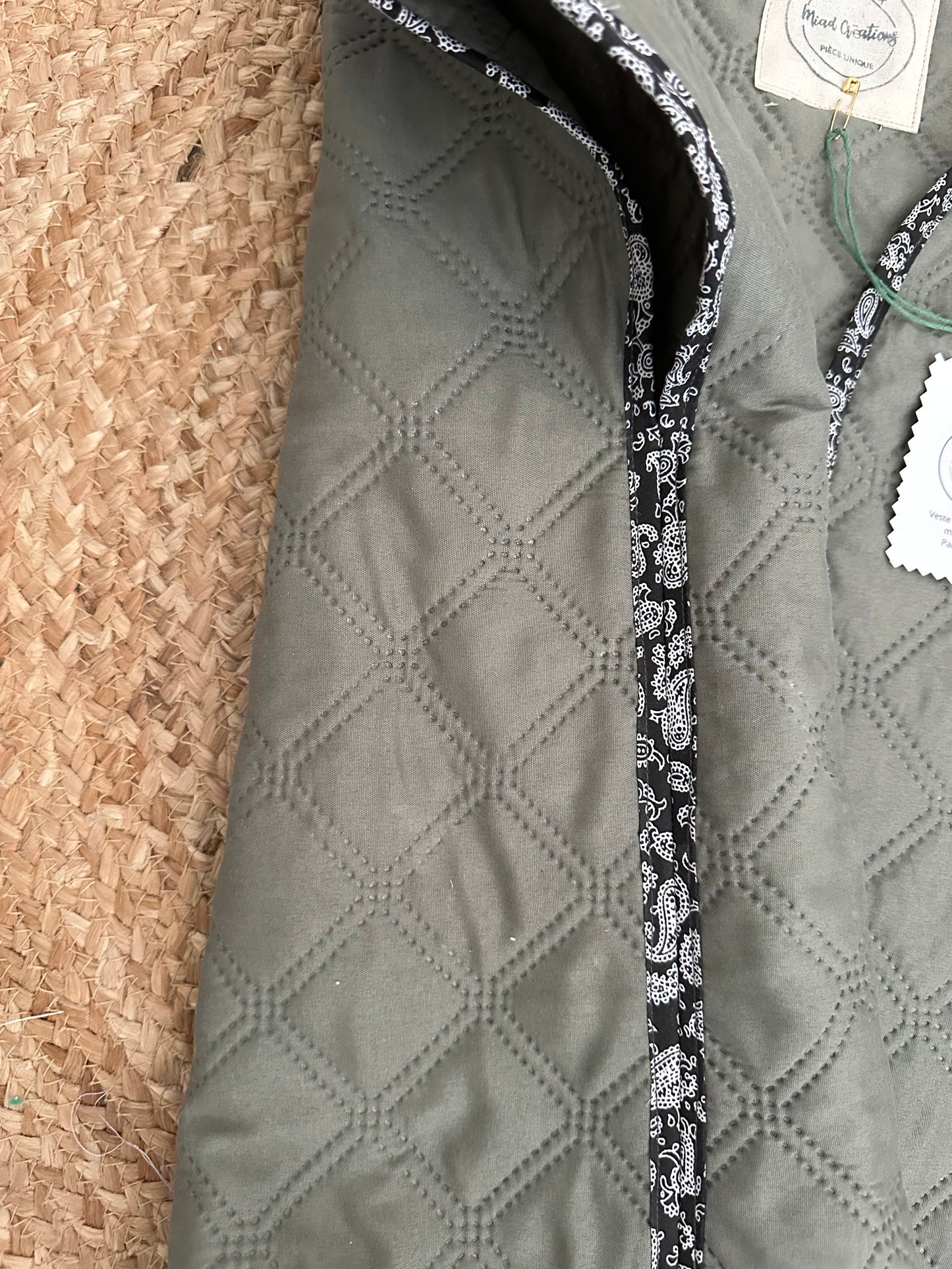 Veste sans manches Paisley