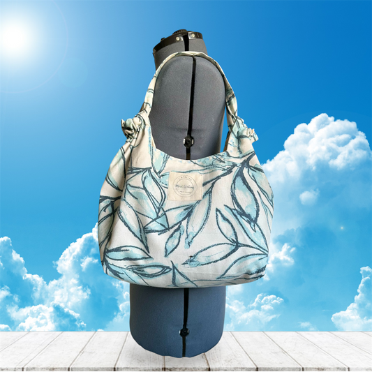 Sac en tissu Blue Leaves