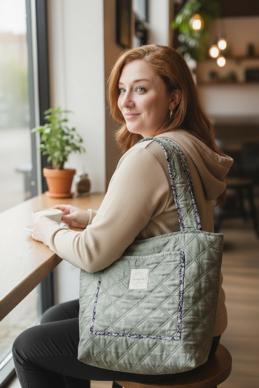 Providence, le grand sac fourre-tout matelassé