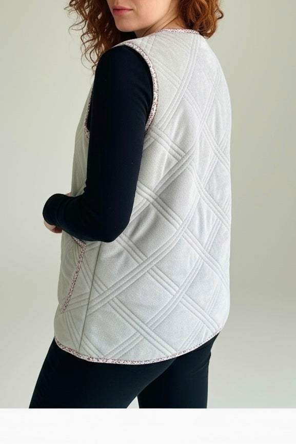 Veste sans manches matelassée The Rock & The flowers