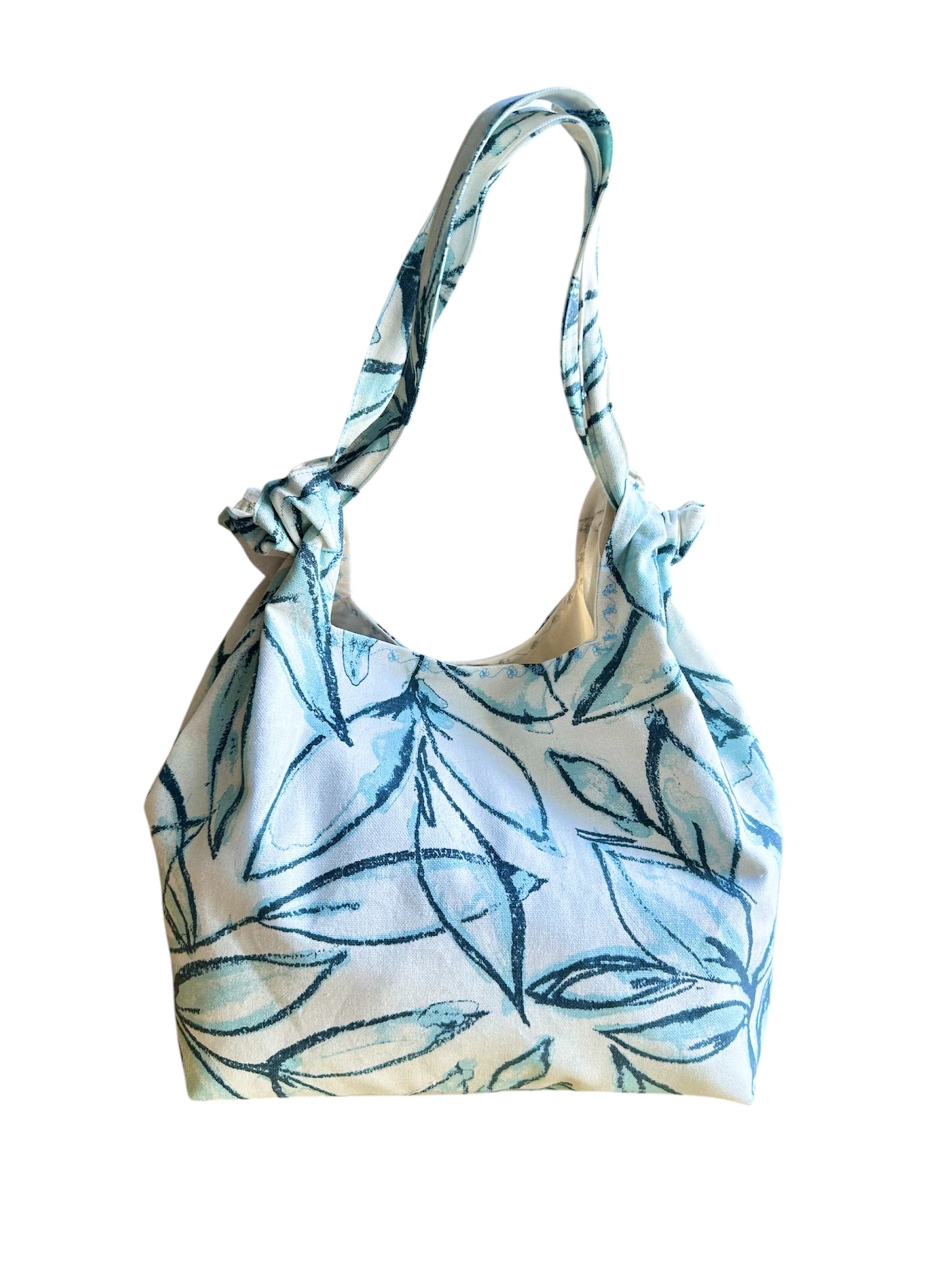 Sac en tissu Blue Leaves