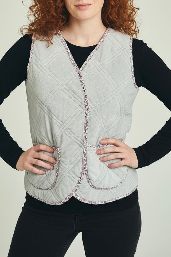 Veste sans manches matelassée The Rock & The flowers