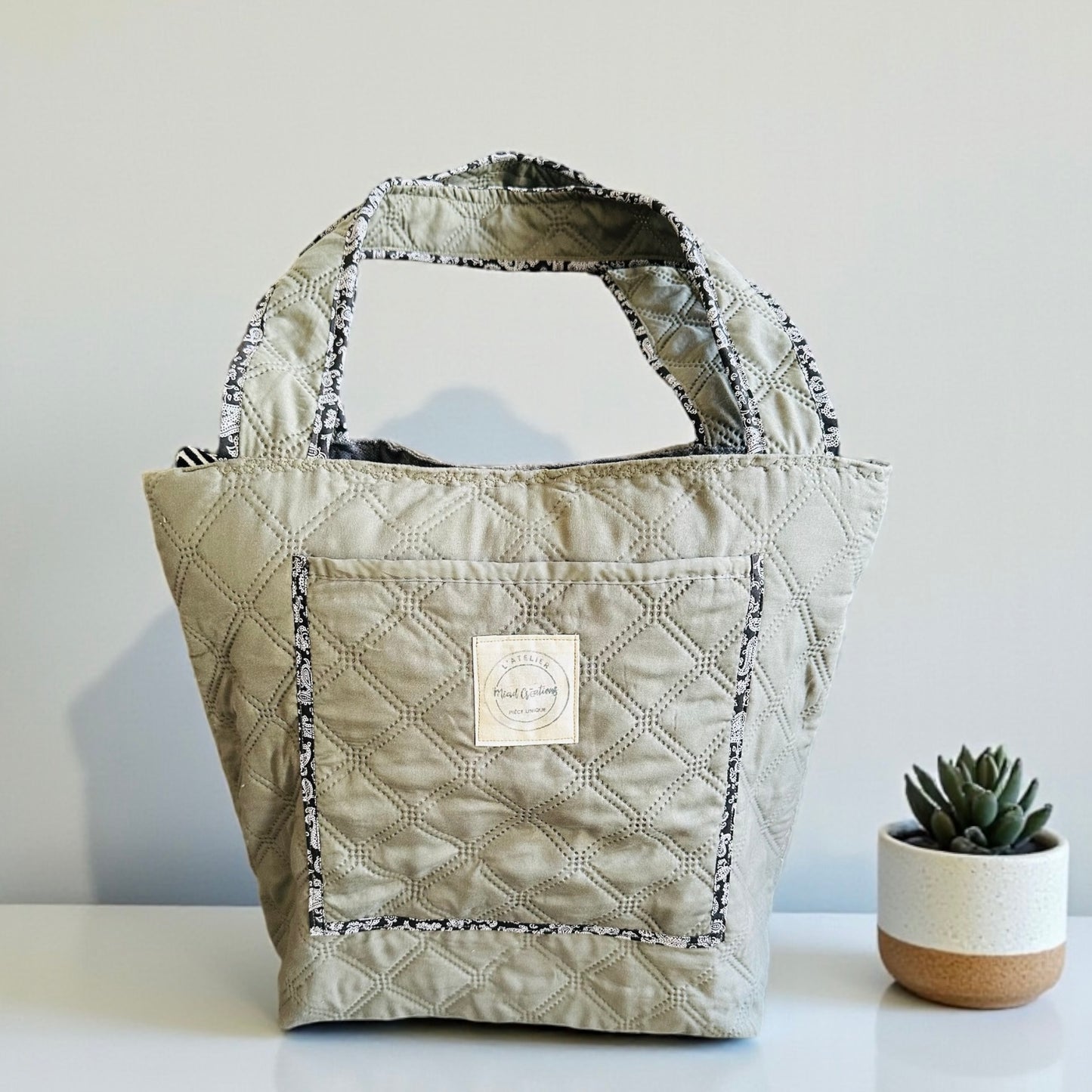 Providence, le grand sac fourre-tout matelassé