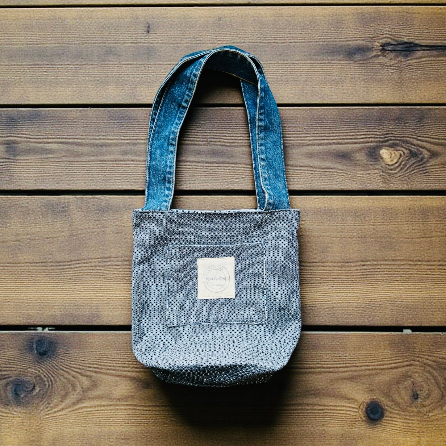 Tote bag blue jeans