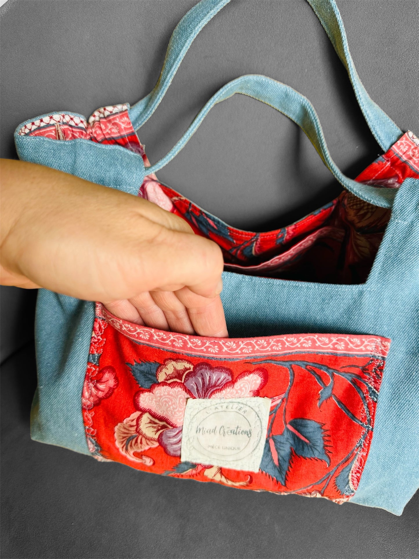 Sac à main réversible Flowers