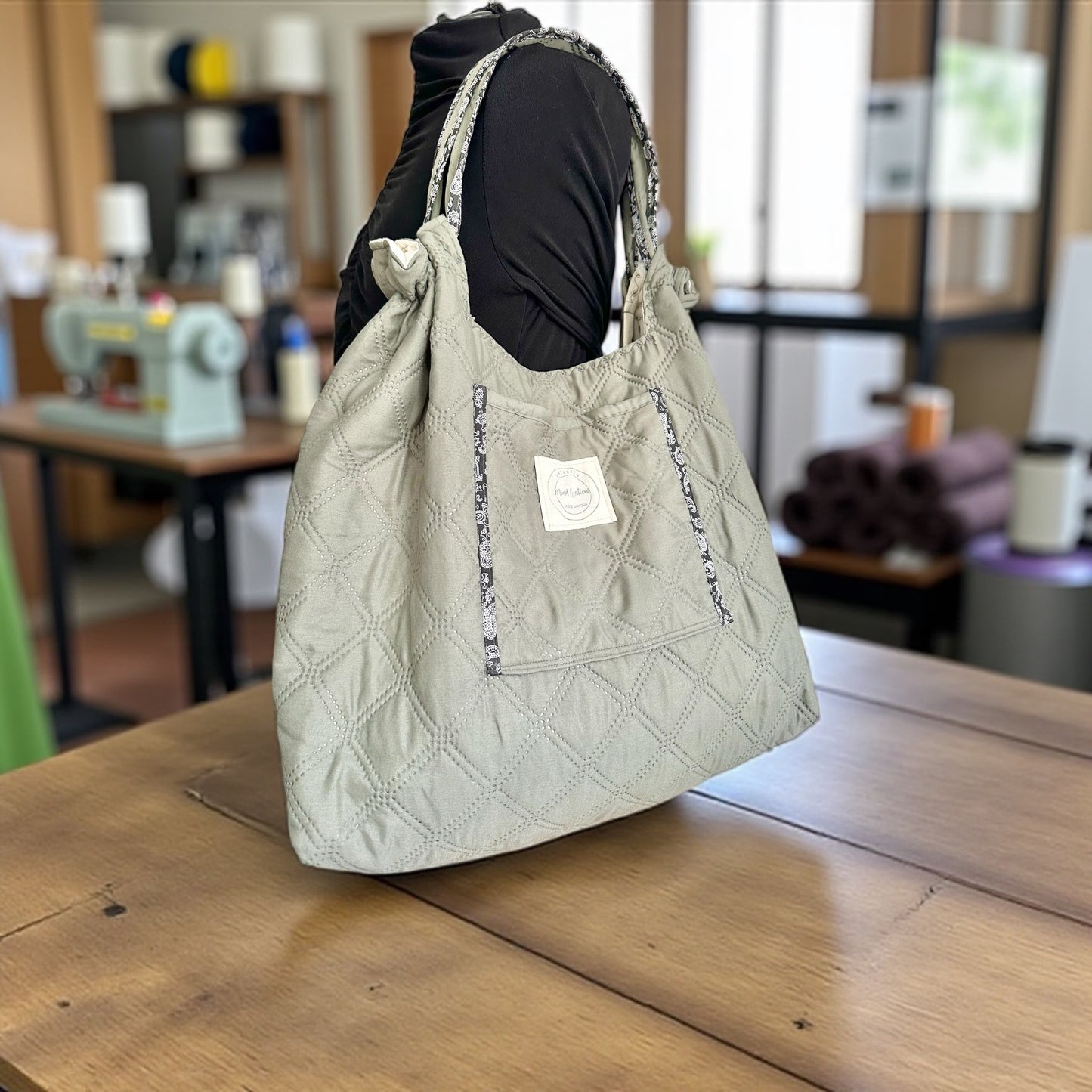 Grand sac kaki on the way