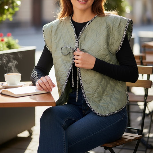 Veste sans manches Paisley